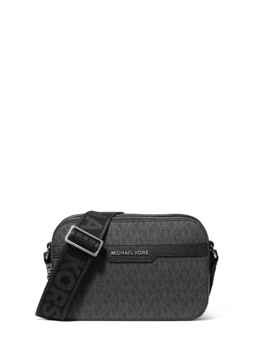 Michael Kors Borsa per fotocamera da uomo Hudson con doppia zip