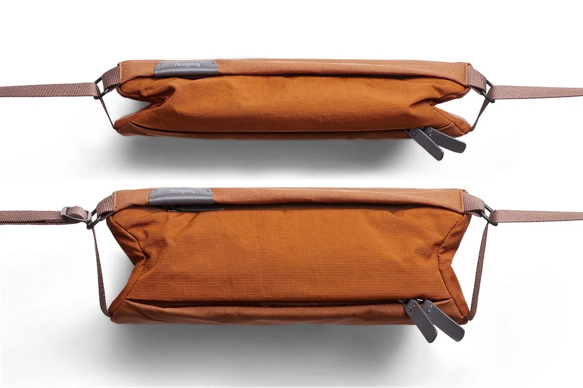 Bellroy Sling Bag, Borsa a tracolla compatta unisex, materiali impermeabili - Bronze