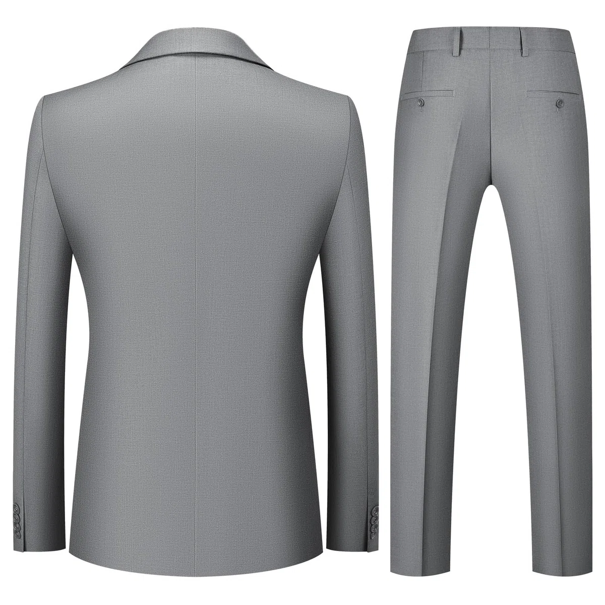 Abiti da Uomo Slim Fit 3 Pezzi Vestito per Uomo Business Formale Completo per Matrimonio con 2 Bottoni Blazer e Pantaloni