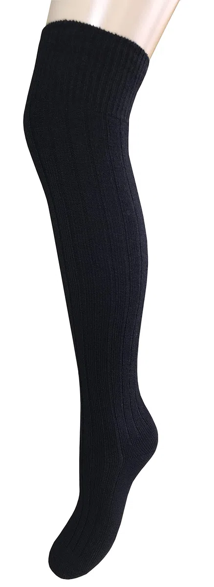 CriCri Socks Parigine Calze Donna Sopra Le Ginocchia in Morbida e Calda Lana - Gambaletto Alta Qualità Made in Italy