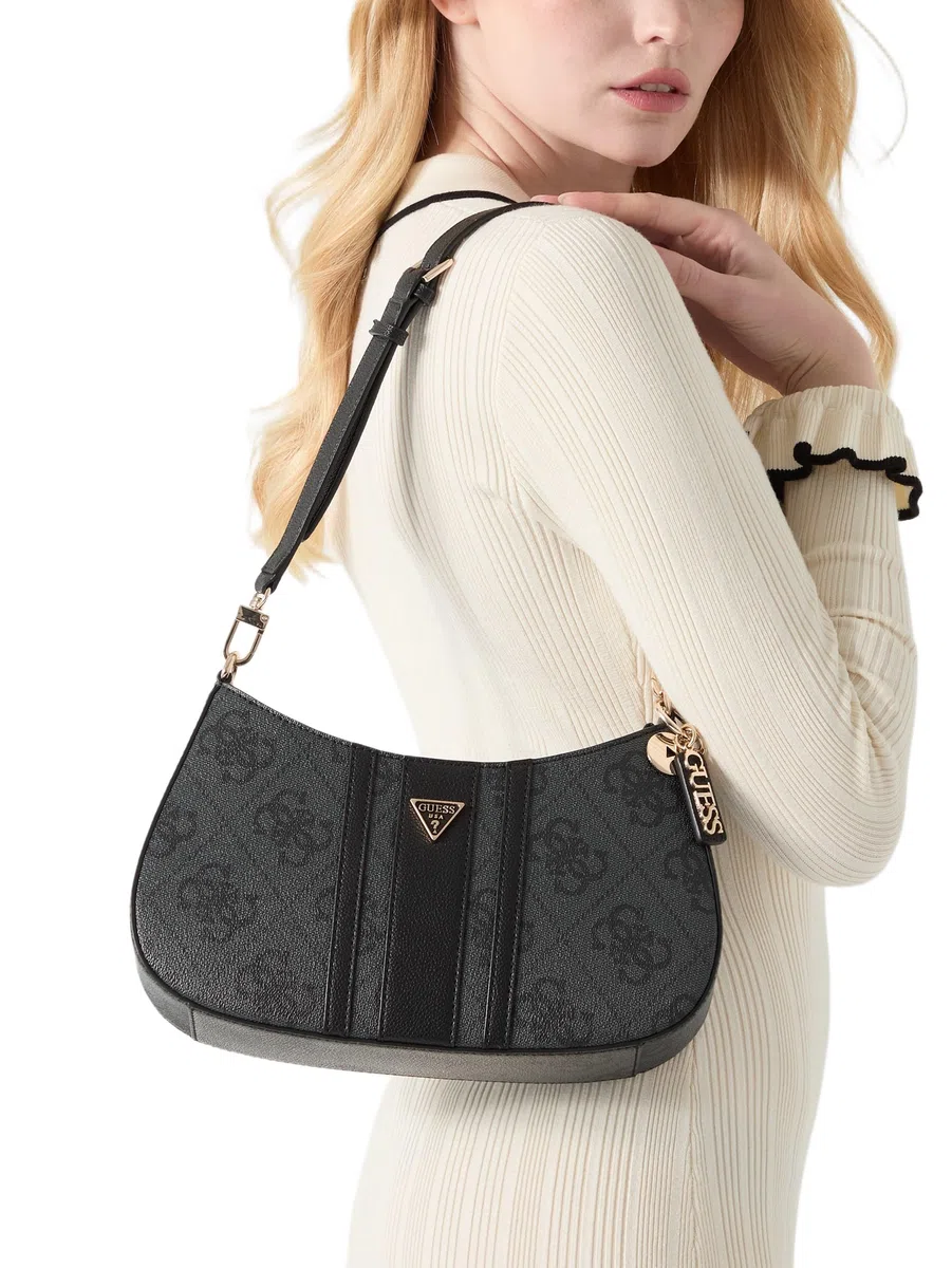 GUESS - Noelle II Top Zip Shoulder Bag, Bag Donna