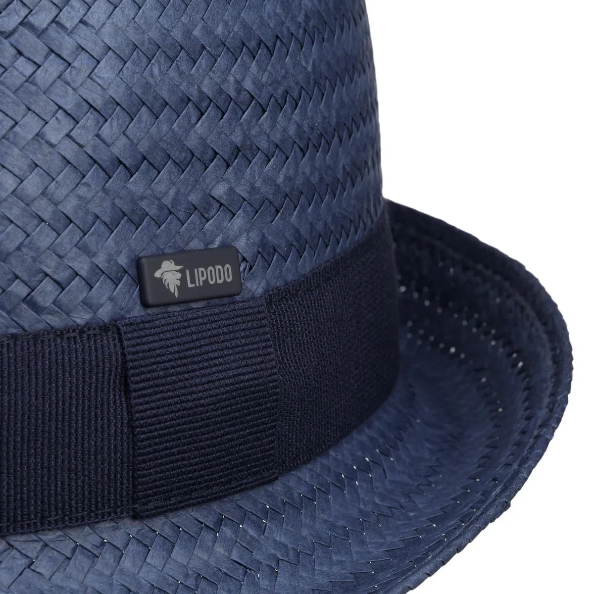LIPODO Málaga Cappello Trilby Forma Classica Paglia Fascia Unicolore Made in Italy Unisex Primavera Estate