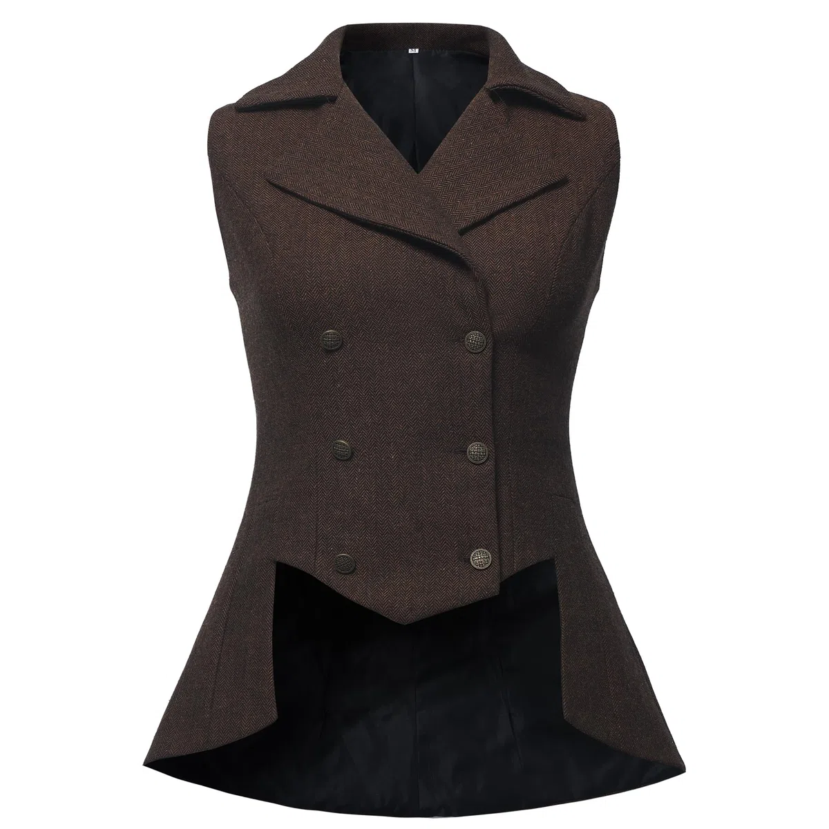 Gilet vittoriano da donna, stile anni '20, stile rinascimentale, in tweed, stile gotico, steampunk, giacca top