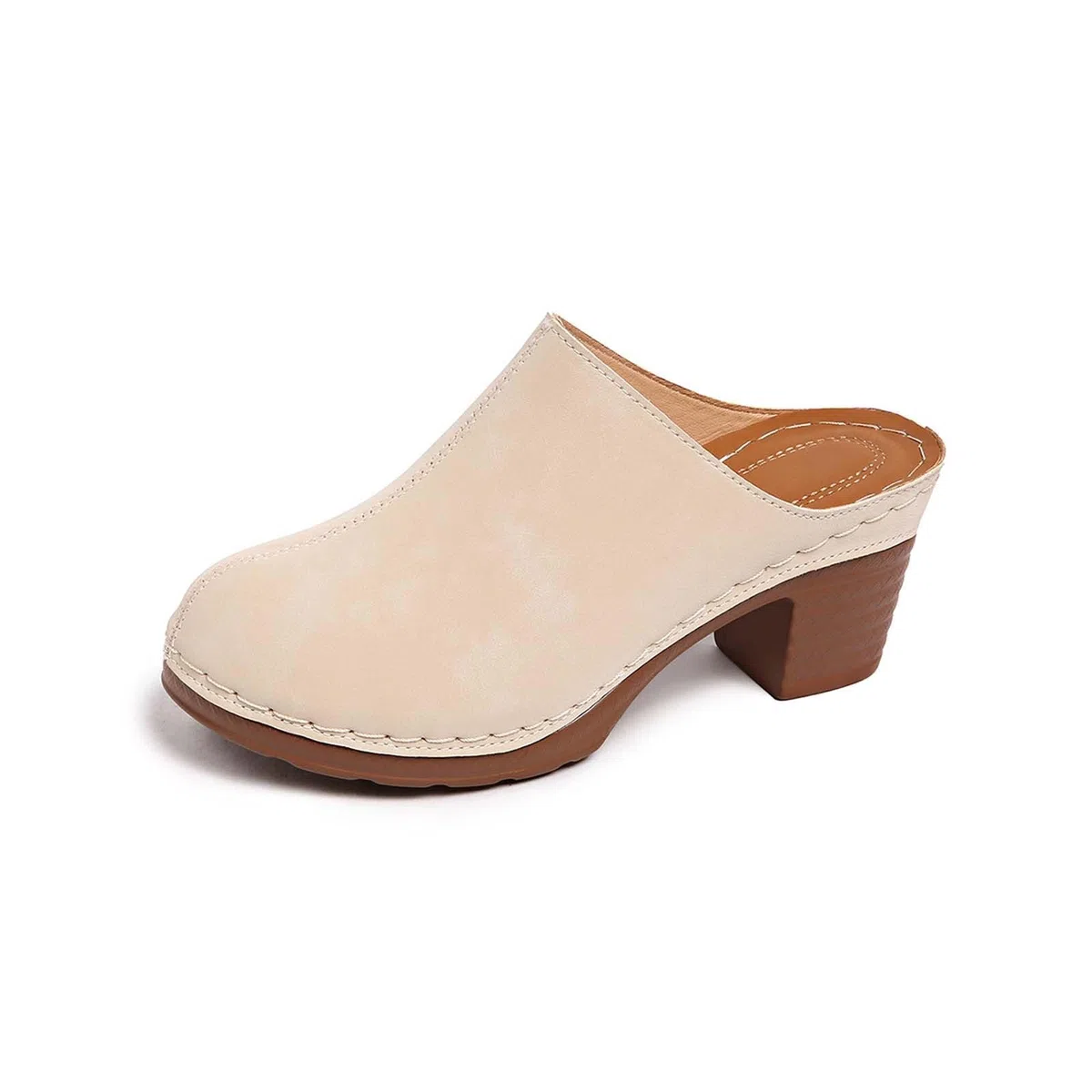 Sabot Donna con Tacco Estivi Ortopediche Pantofole Zeppa Bassa con Plateau Ciabatte Punta Chiusa Eleganti Comodi Camminata Spiaggia Leggeri Sandali Antiscivolo Piscina 37-42