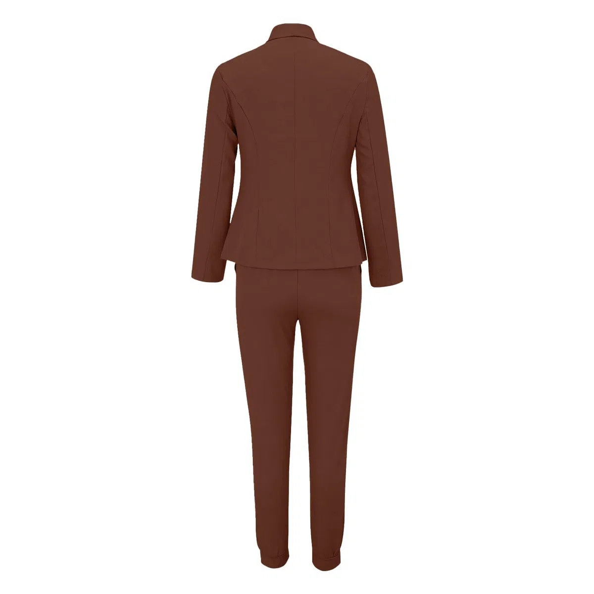 Tailleur Donna Curvy 2 Pezzi Elegante Completo da Donna Maniche Lunghe Ufficio Blazer Leggeri Completi di Pantaloni e Blazer da Cerimonia con Completo Pantalone/Gonna