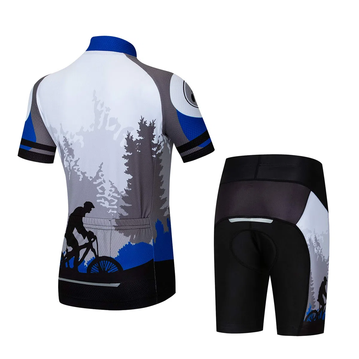 Set di maglia da ciclismo per bambini, maglietta a maniche corte per ragazzi e ragazze, maglietta con cartoni animati, ad asciugatura rapida, S-XXL