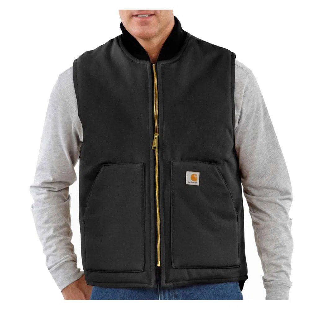 Carhartt V01 INSULATED RIB COLLAR VEST, Gilet, Uomo, black, L