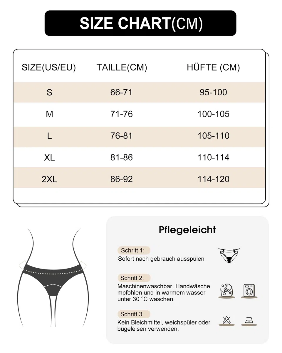 SHARICCA Biancheria intima periodica Forte sanguinamento 40 ML assorbenza periodi biancheria intima traspirante a prova di perdite mestruale mutande slip donna
