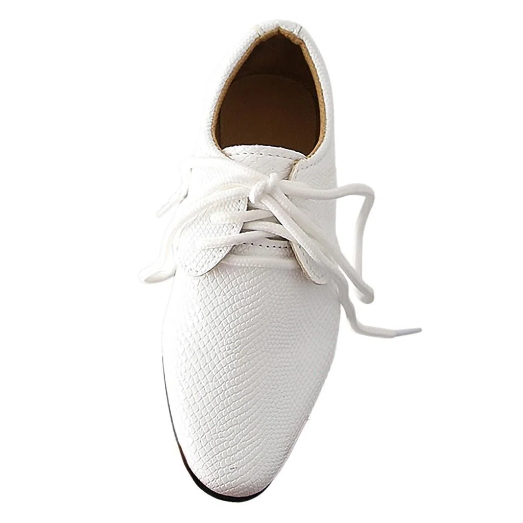 Scarpe in Pelle Per Studenti Bambini Ragazzi Stile Britannico Prestazioni Show Bambini Scarpe Da Sera Eleganti Scarpe Da Sposa Fiori Partito Scarpe Lace-Up Bambini Scarpe Da Festa