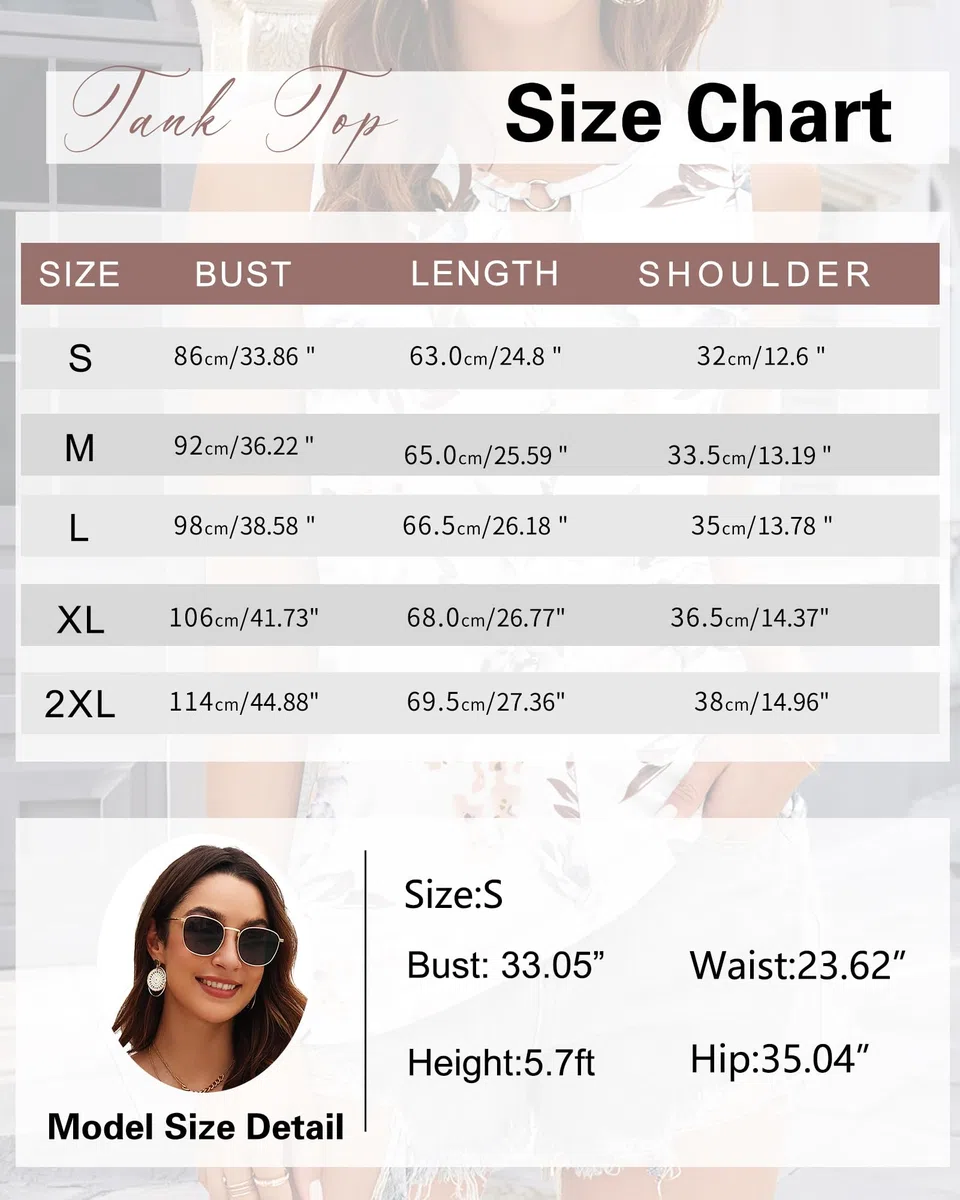 WNEEDU Canotta da Donna Canotta Estiva Senza Maniche Canotte Sexy con Scollo a V Camicie da Spiaggia Casual Camicetta Top
