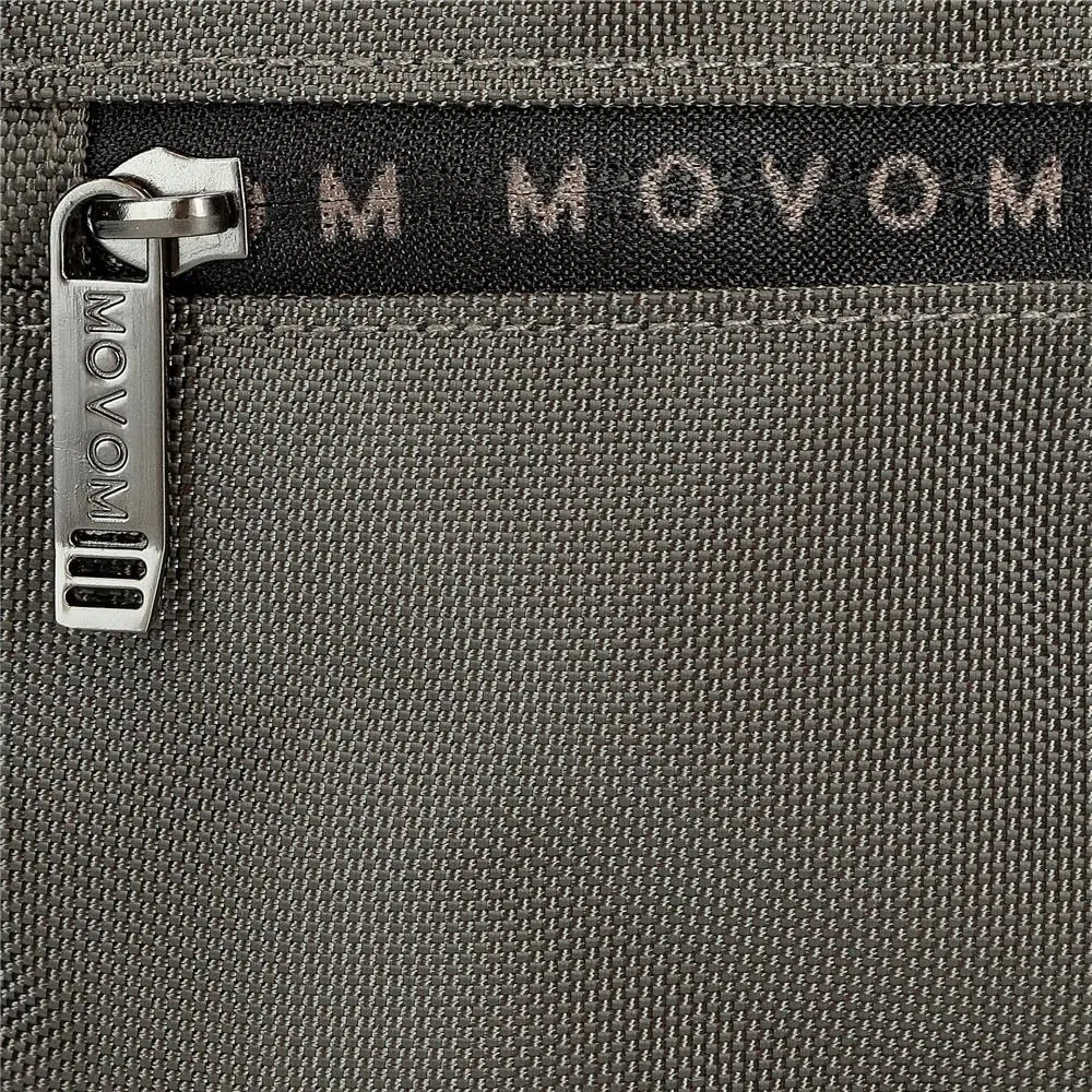 Movom Buster Borsa a tracolla Due scomparti Grigio 17x22x7,5 cm Poliestere con dettagli in pelle sintetica by Joumma Bags, grigio, Borsa a tracolla a due scomparti