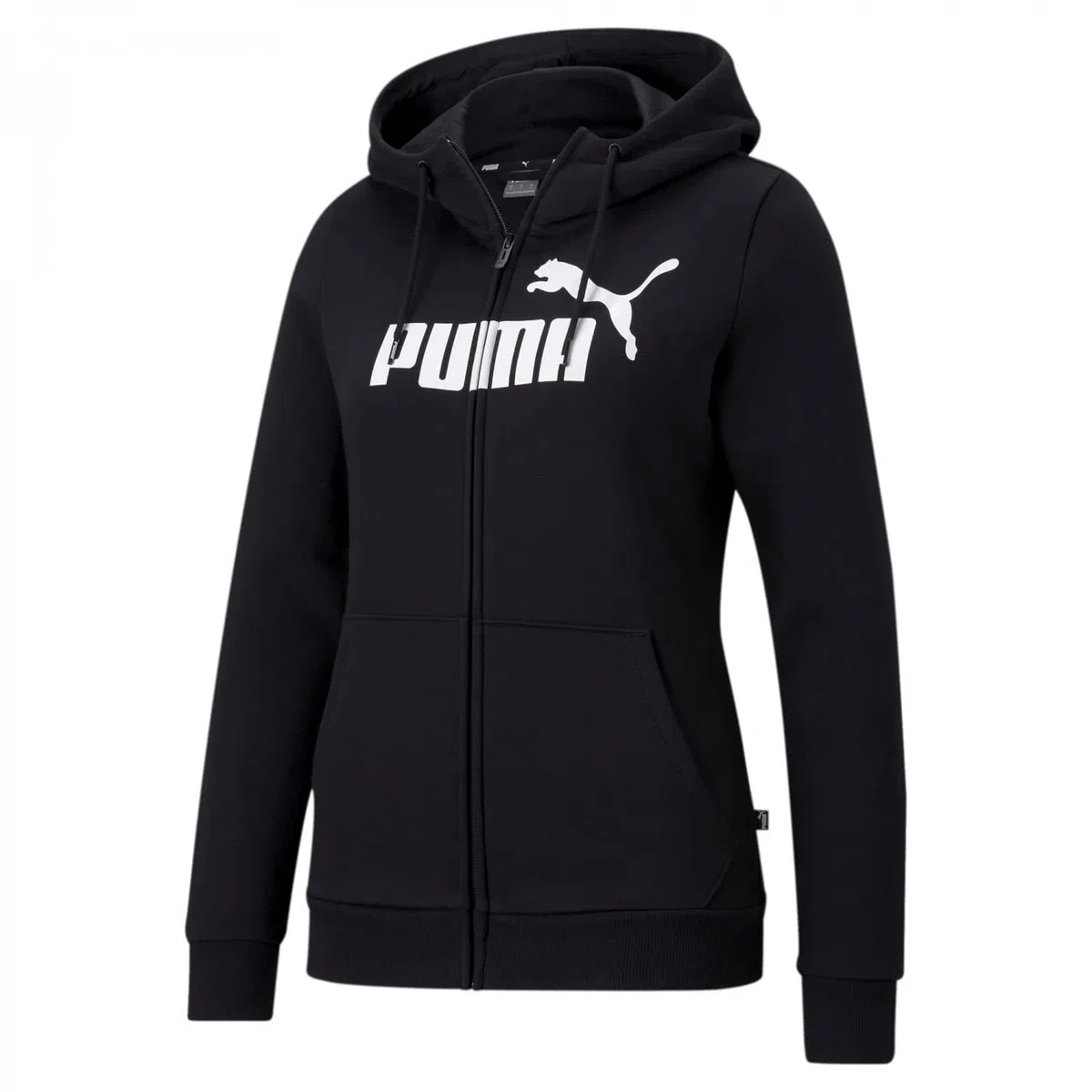 Puma Ess Logo Full-Zip Hoodie FL Maglia Donna (Pacco da 1)