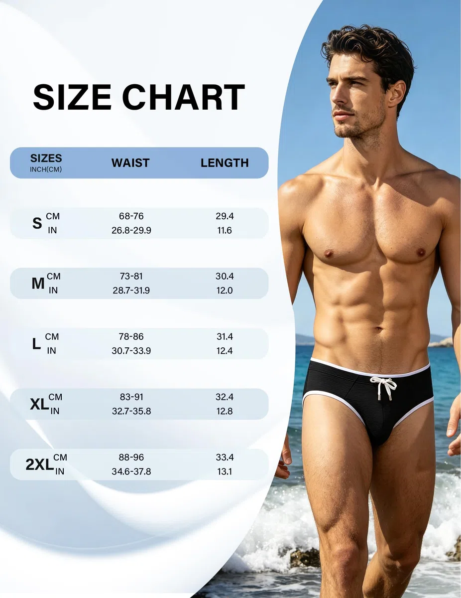 Arjen Kroos Costume Uomo Mare Slip Rigato – Costume Slip Uomo con Pouch 3D - Mutanda da Mare Regolabile - per Piscina, Spiaggia, Vacanze