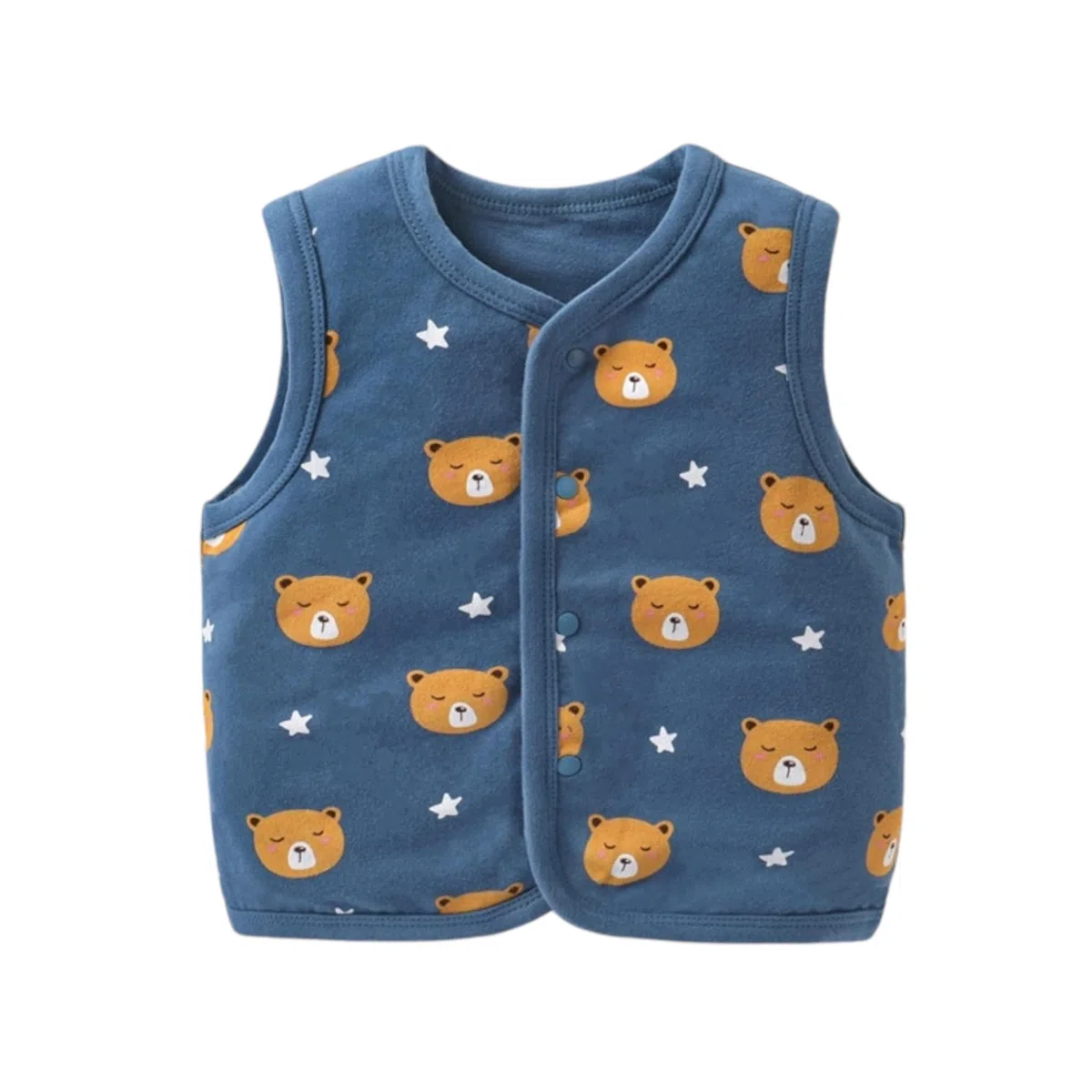 Gilet imbottito unisex in cotone, caldo gilet per neonati