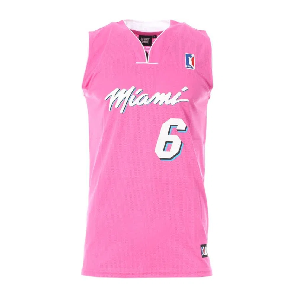 Miami - Maglia da baseball Miami 6, colore: Rosa
