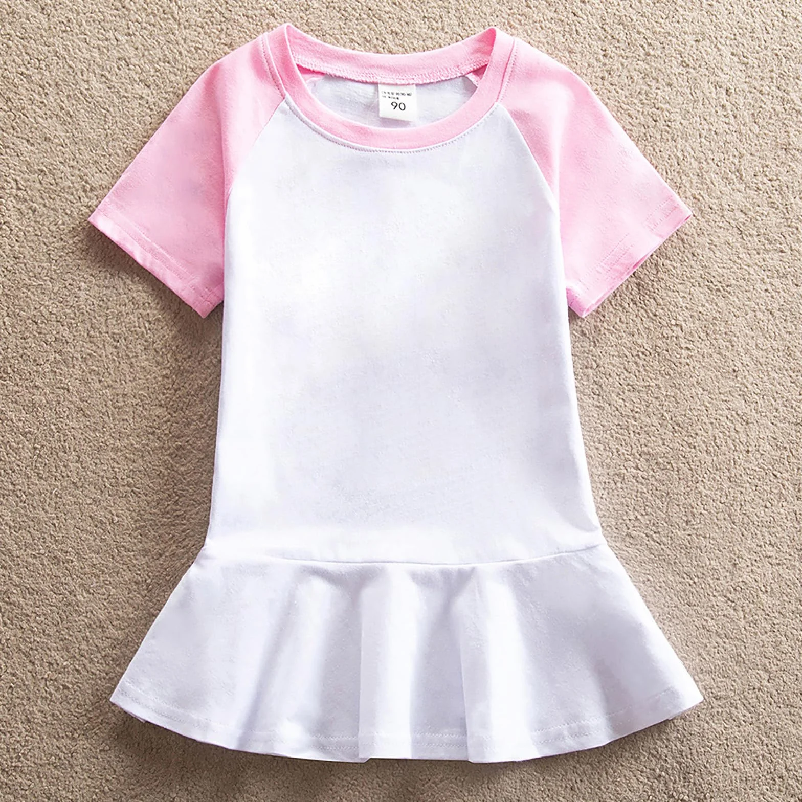 Generisch Vestito da tennis per bambini e bambine, senza maniche, per bambini