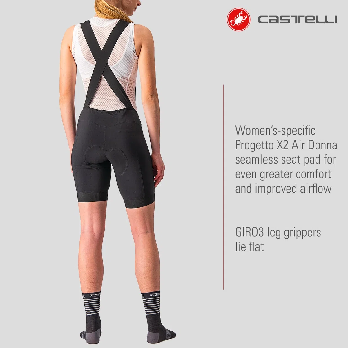 CASTELLI - Endurance W Bibshort, Pantaloncini Donna