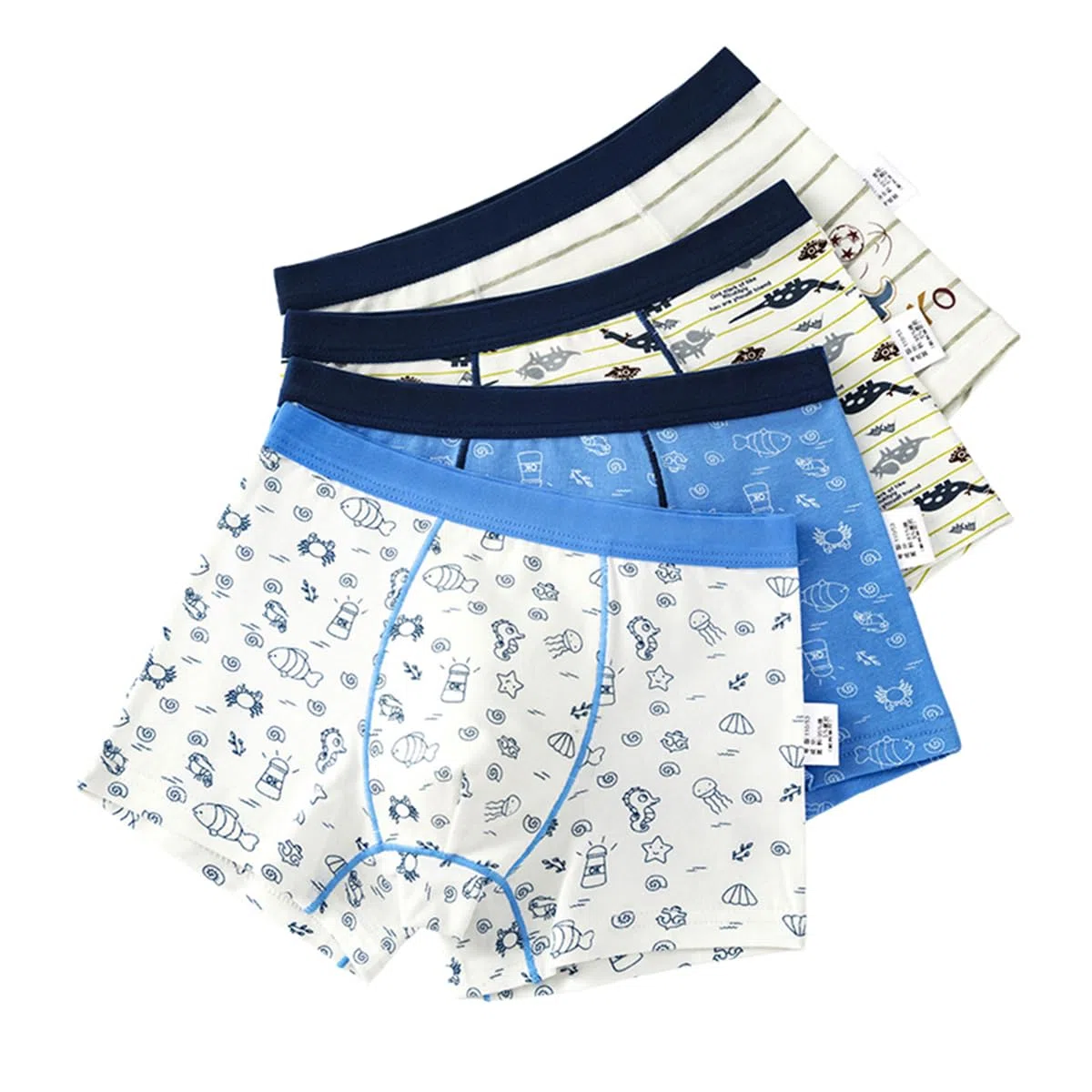 Boxer Bambino Ragazzo Mutande Bambini 6 Pezzi Ragazzi 2-11 Anni