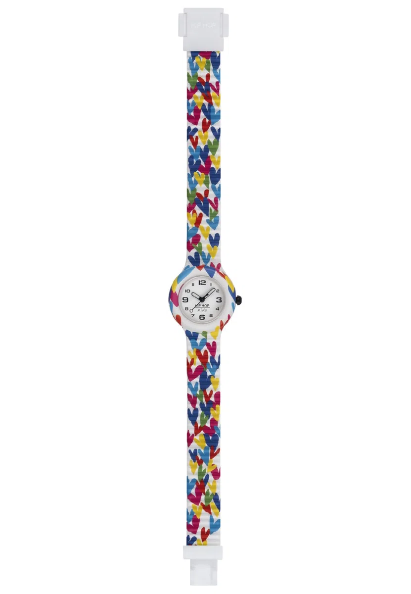 HIP HOP, Collezione Kids Fun, Orologio Bambina Unicorn, con Cinturino in Silicone Intercambiabile, Pratica Chiusura, Cassa 28 mm, Movimento al Quarzo, Resistente all'Acqua, Lunghezza Regolabile