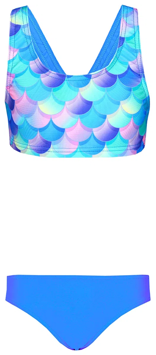 Aquarti Costume da Bagno per Ragazze Bikini Sportivo 2 Pezzi Bambina
