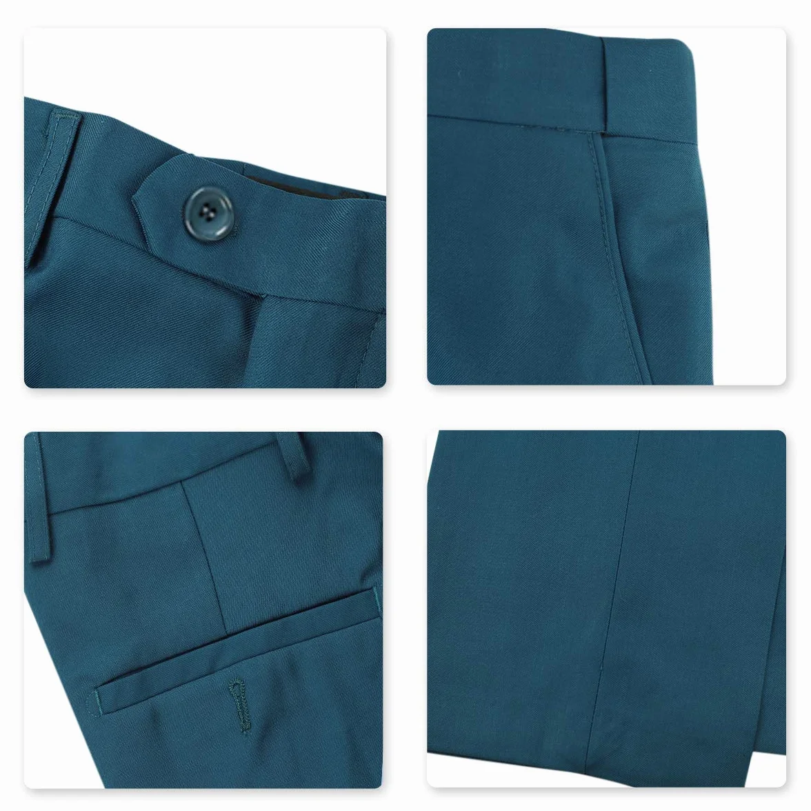 Allthemen Abito da Uomo 2 Pezzi Completo da Sposa Slim Fit a Due Bottoni Abiti da Lavoro Blazer Giacche Casual Pantaloni