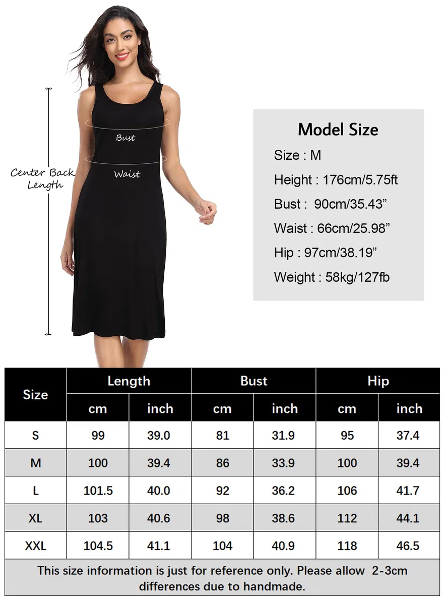 Lovasy Sottovesti da Donna Lungo Abito Sottoveste con Spalla Larga Sexy Lingerie Sottoveste Gonna Elegante Camicia da Notte Senza Maniche