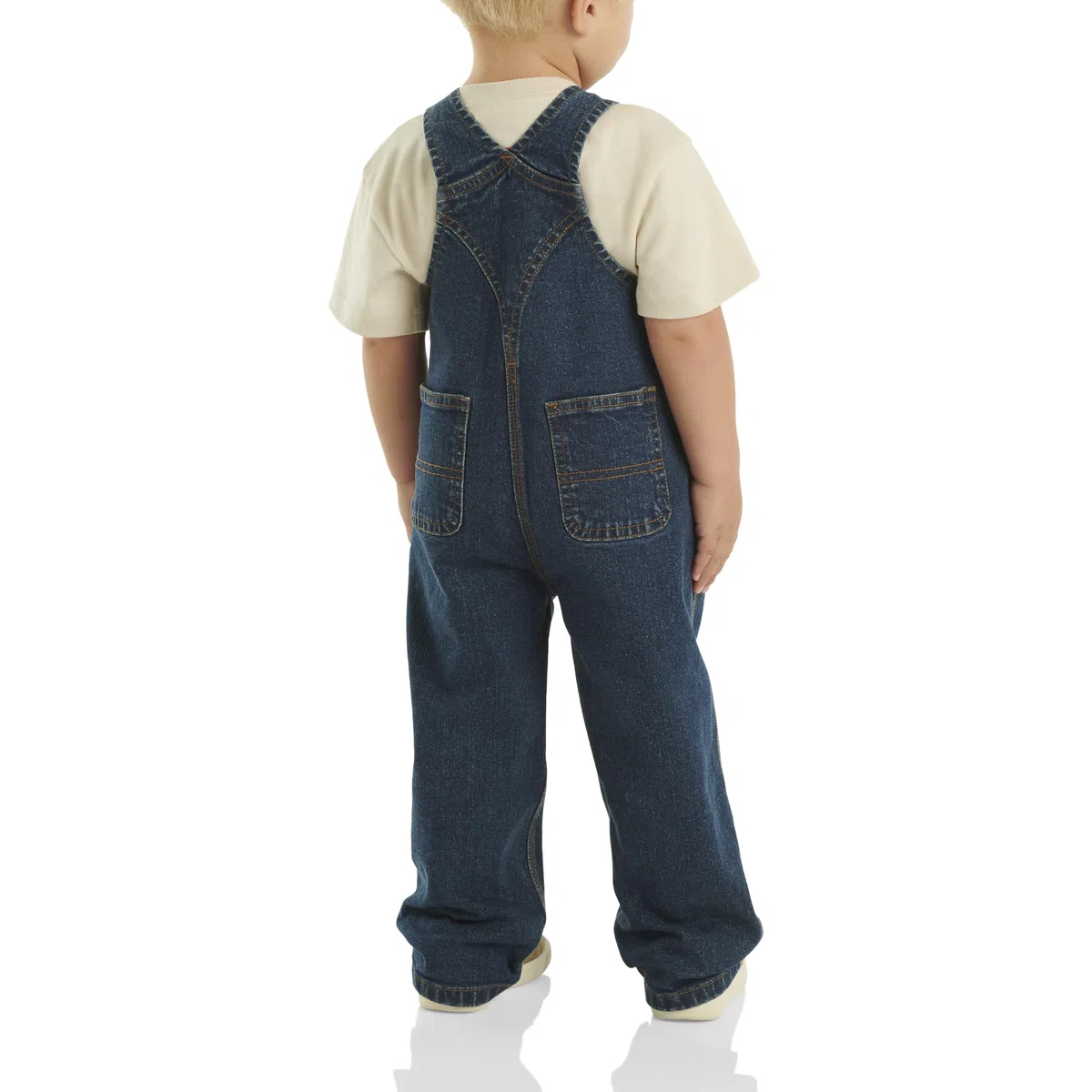 Carhartt Kid's CM8665 Washed Denim Bib Overall - Boys