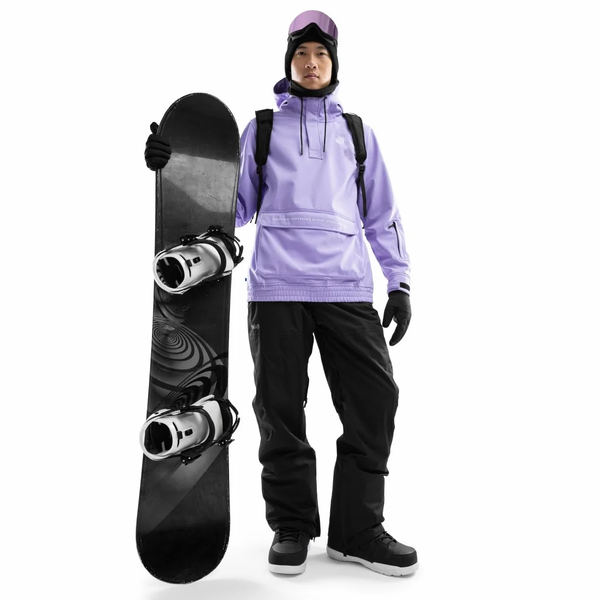 SIROKO - Giacca da Snowboard con Tasca a Marsupio W3 Halti