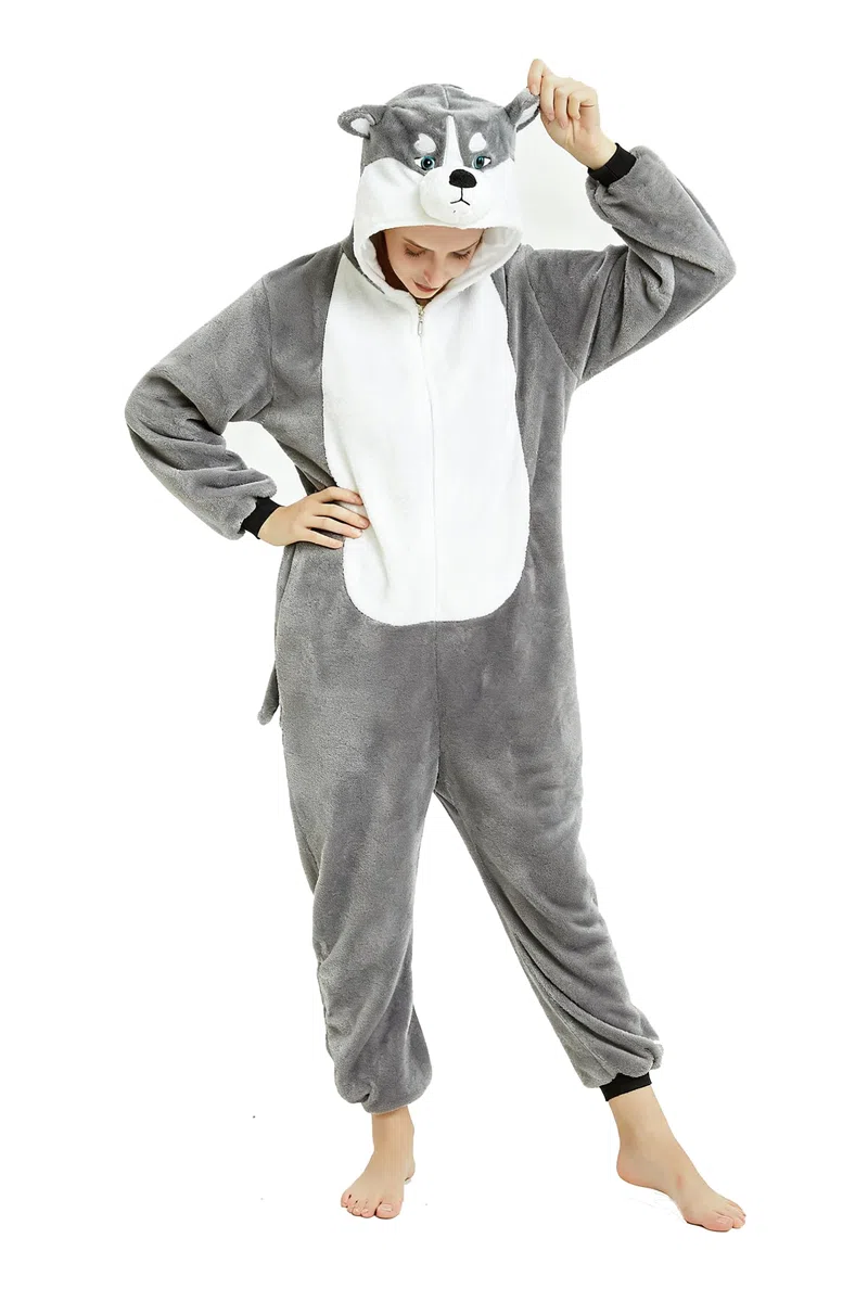 Pigiama Kigurumi Tuta per Carnevale Natale Festa Costume da Party Animale Halloween Cosplay Adulto Monopezzo Unisex Donna Uomo