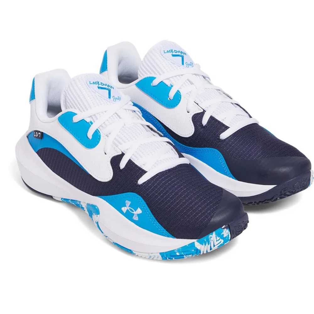 Under Armour UA Lockdown 7 Low Scarpa da BasketUnisex - Adulto