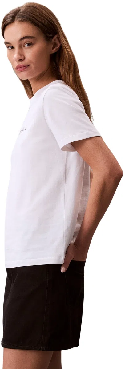 Calvin Klein Donna T-Shirt Maniche Corte Logo Classic Regular Fit
