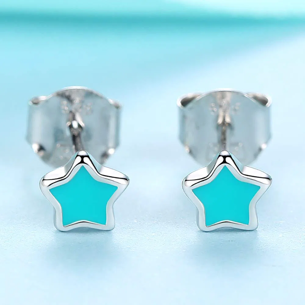 Orecchini in Argento 925 Rodiato Bimba Ragazza