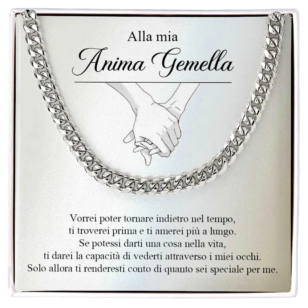 Bramart Collana Uomo Marito Fidanzato Ragazzo sei speciale Ti amo tanto - Idee Regali per lui per Natale anniversario - Cofanetto con DEDICA incluso