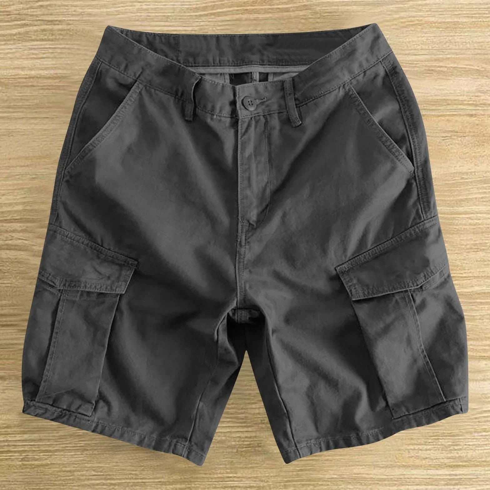 Generico Pantaloncini Uomo - 2026 Nuovo Estivi Leggeri Bermuda Cargo con Tasche Laterali Pantaloni Corti Slim Fit Shorts Estivi Casual Sportivi Pantaloncini lavorouomo Uomo Cargo