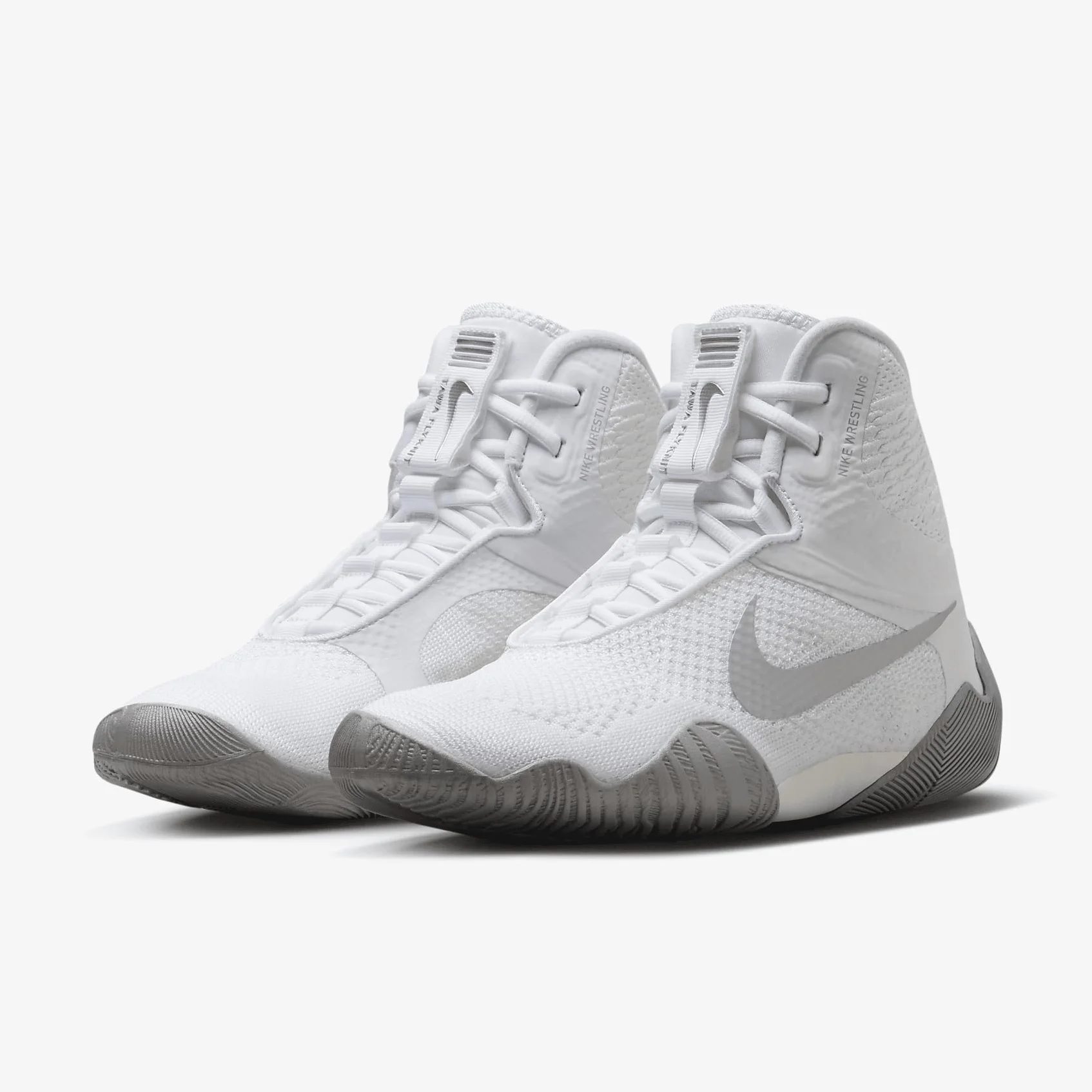 Nike Tawa CI2952-100, scarpe da wrestling da uomo, bianco/argento metallizzato, colore: bianco