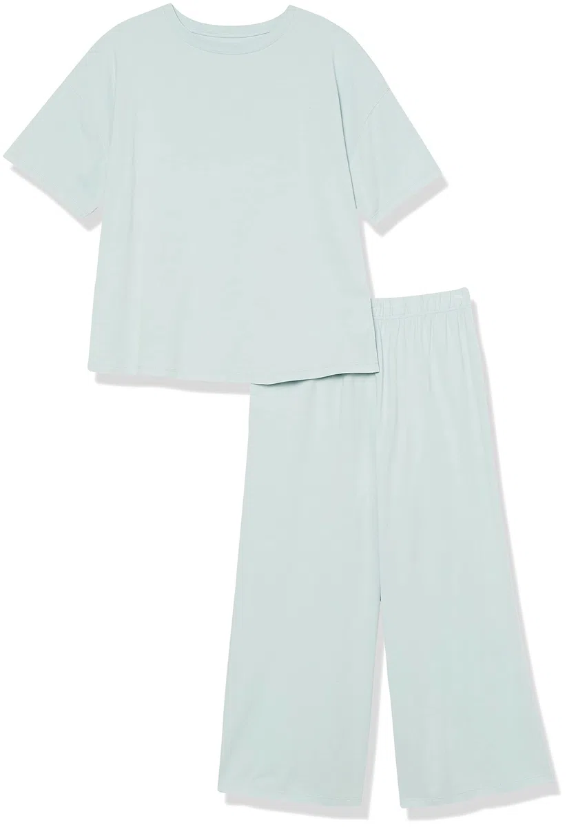 Amazon Essentials Donna Pigiama in Jersey di Maglia