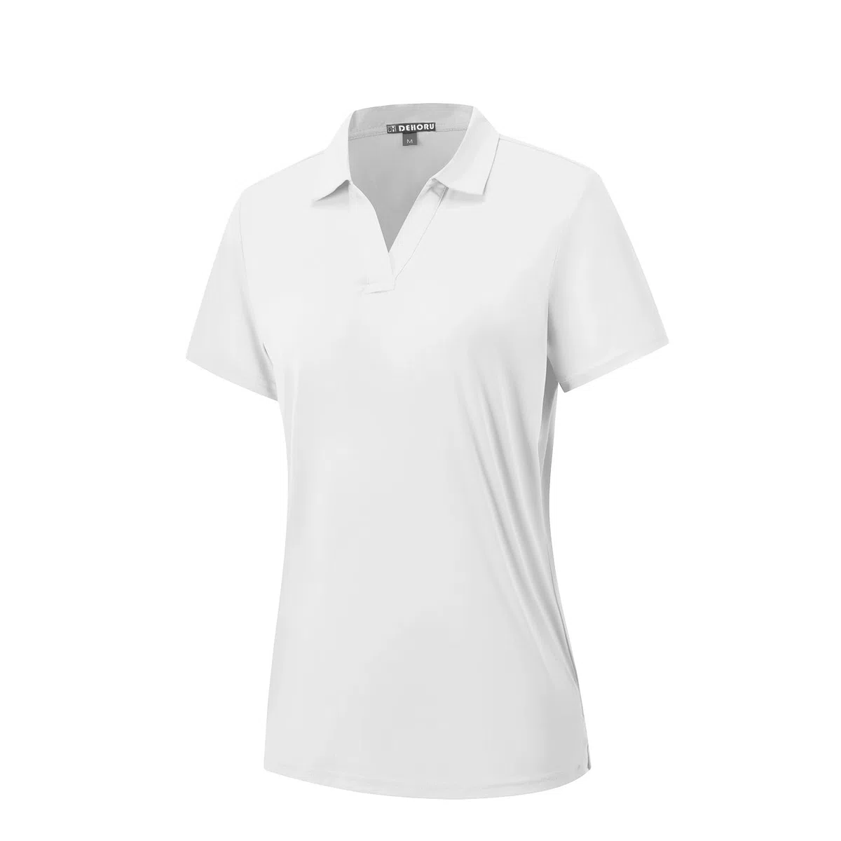 Polo da donna Golf Tennis Top UPF 50+ Manica Corta Asciugatura Rapida UV Shirt V-Neck Sport T Shirt