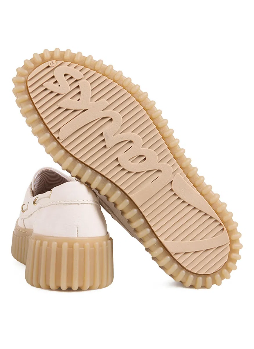 Clarks Torhill Boat Cream Nubuck 36
