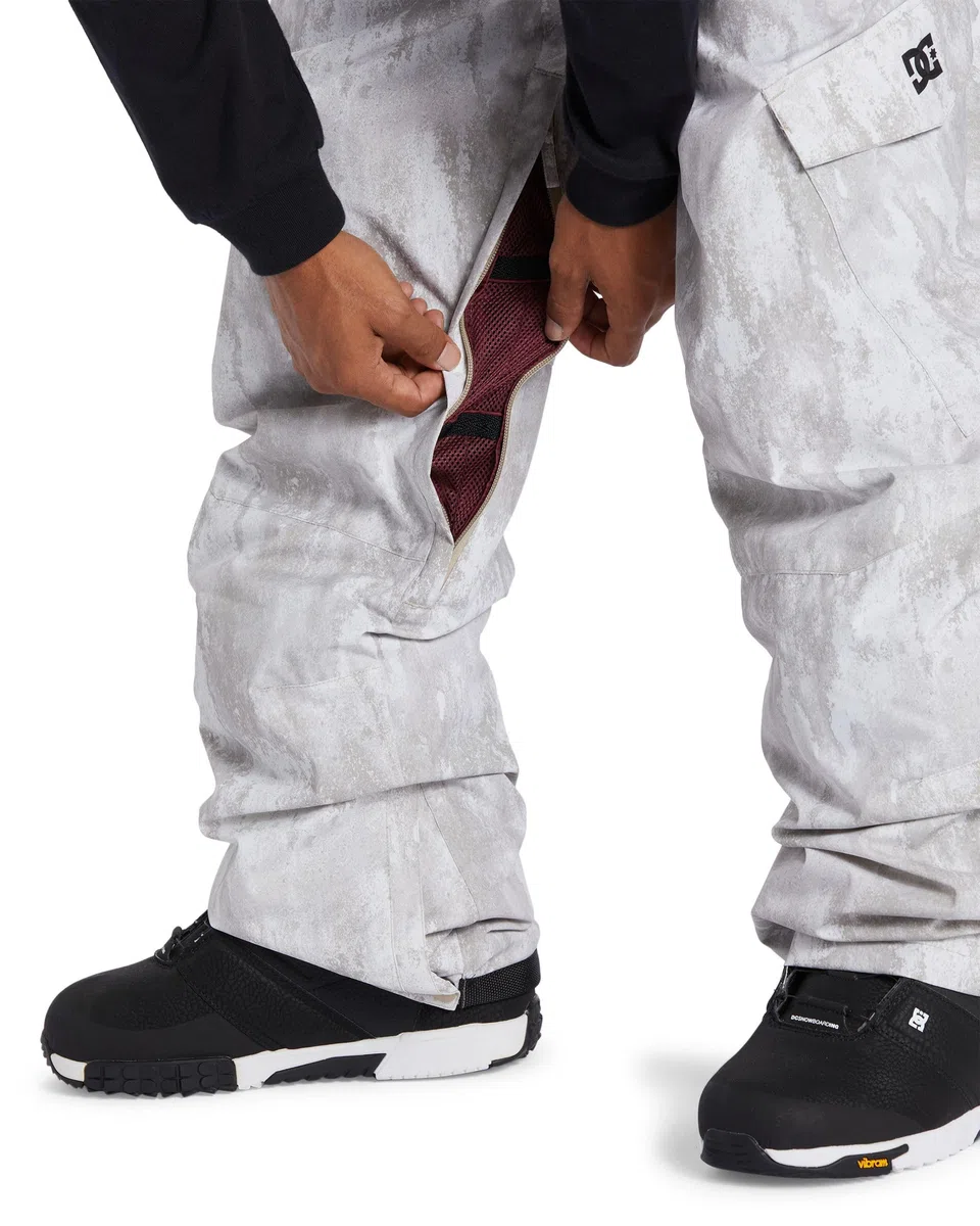 DC Pantaloni da snowboard isolati da uomo