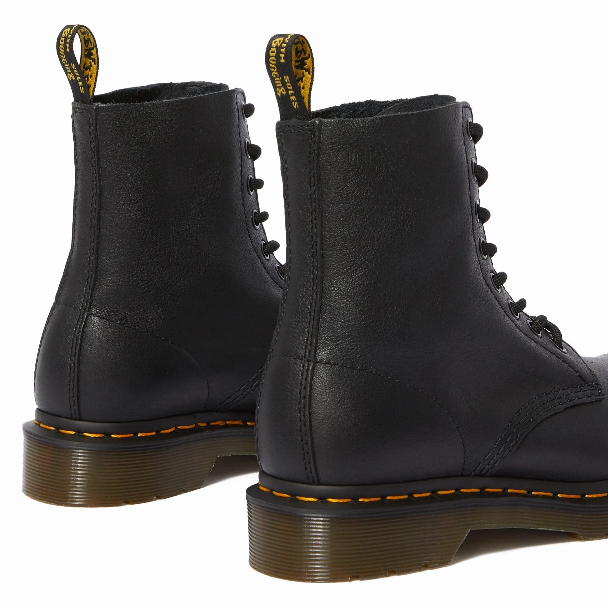 Dr. Martens Pascal Buttero, Bovver Boots Donna, Nero Black Virginia, 38 EU