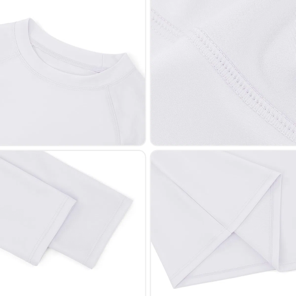 MASOCIO Maglia Anti UV Bambino UPF50+ Maglietta Nuoto Manica Lunga Costume da Piscina Mare Bambino Asciugatura Rapida 4-14 Anni