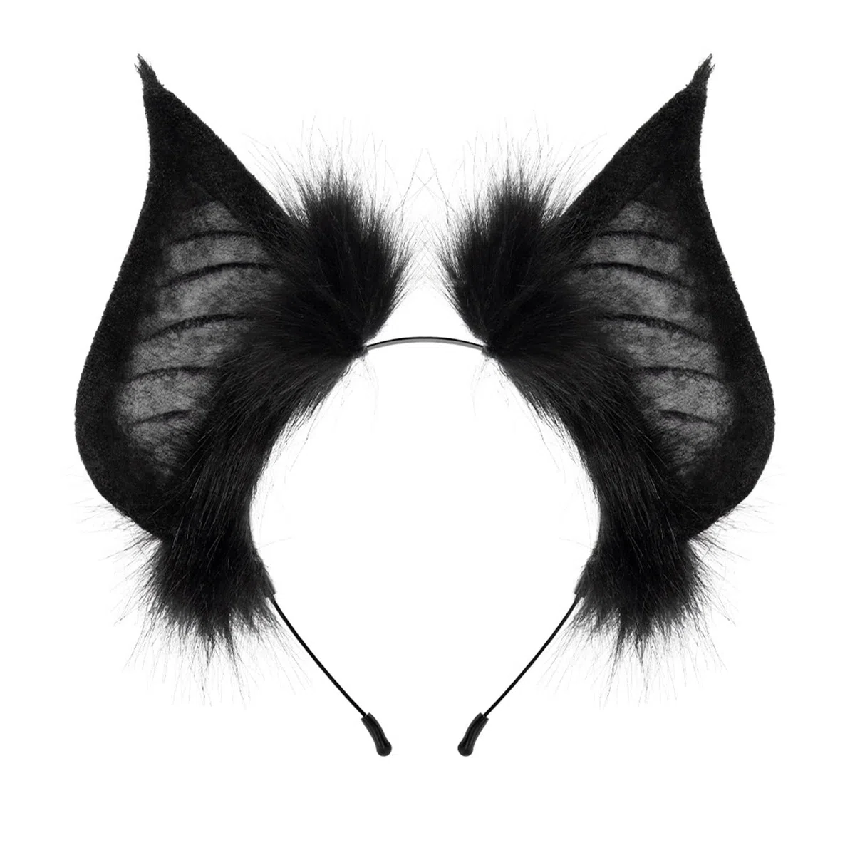 Generico 1 pezzo Cerchietto Orecchie da Gatto di Peluche, Orecchies da Lupo Donna, Cerchietto Orecchie Gatto, Cosplay Costume Festa Accessori per Carnevale Halloween Adatto