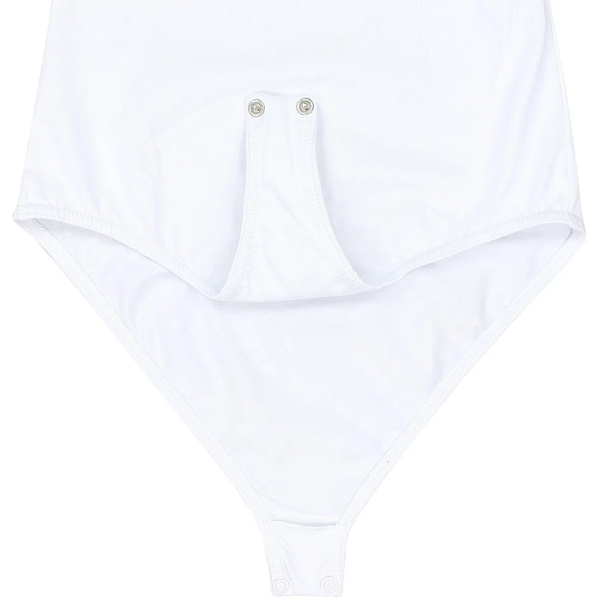 Body Donna Manica Corta Cotone – Body Donna con Scollo Tondo e Chiusura con Bottoni a Pressione