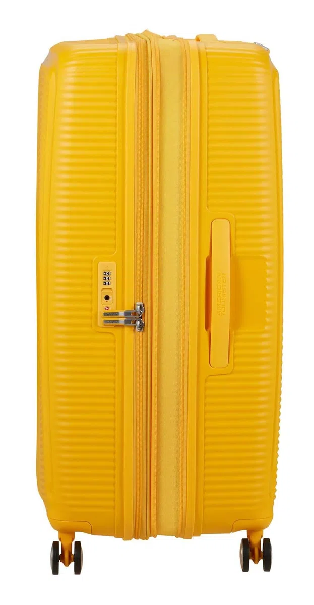 American Tourister Soundbox Spinner 80/30 TSA EXP Trolley Golden Yellow