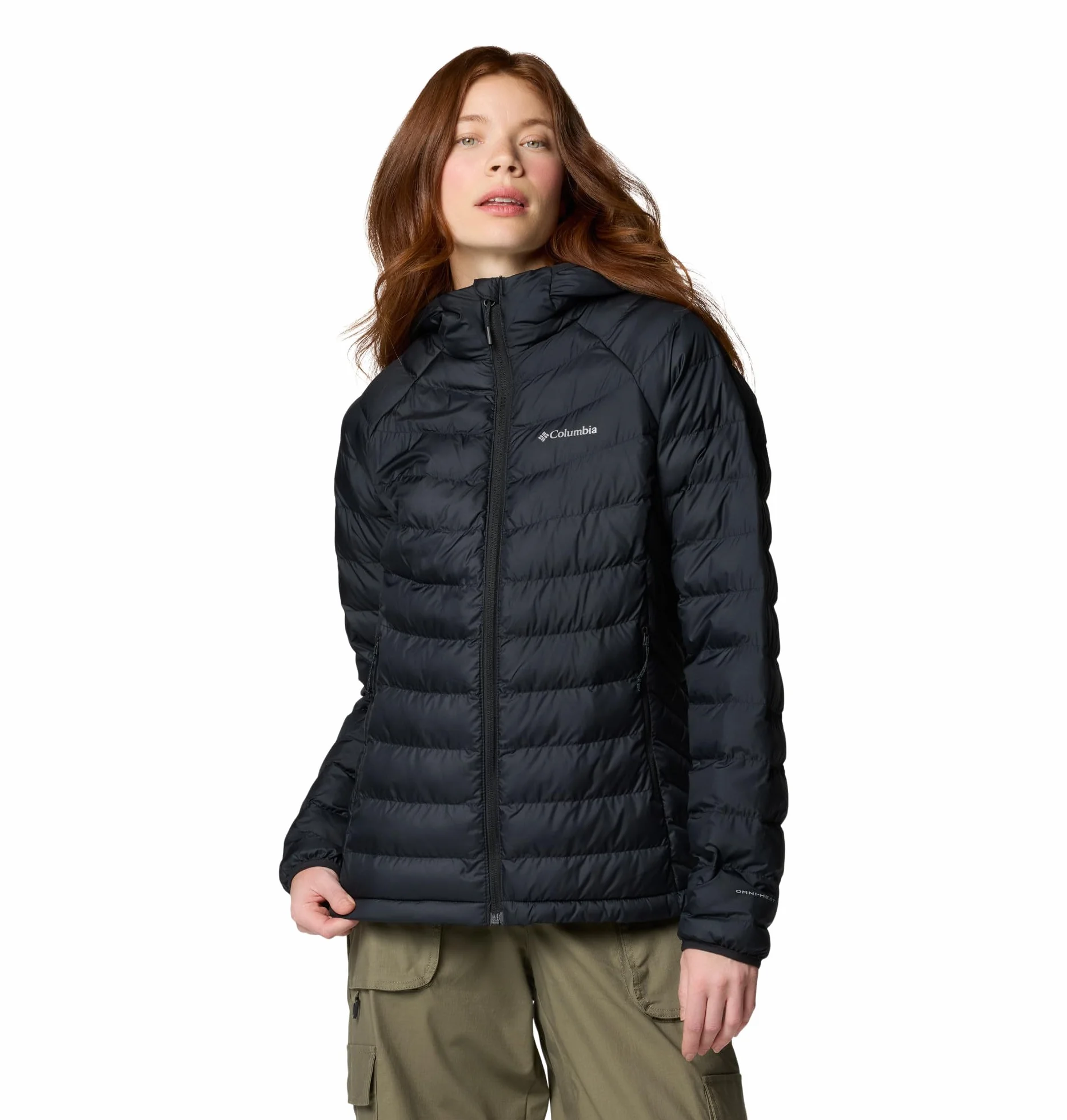 Columbia Powder Lite II Hooded Jacket, Piumino Con Cappuccio Donna
