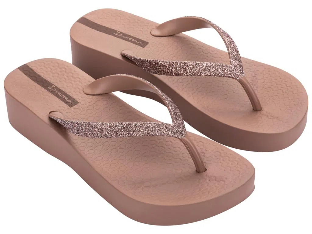 Ipanema MESH CHIC PLAT FEM ZEPPA BP605 � BLACK GOLD GLITTER 35.5