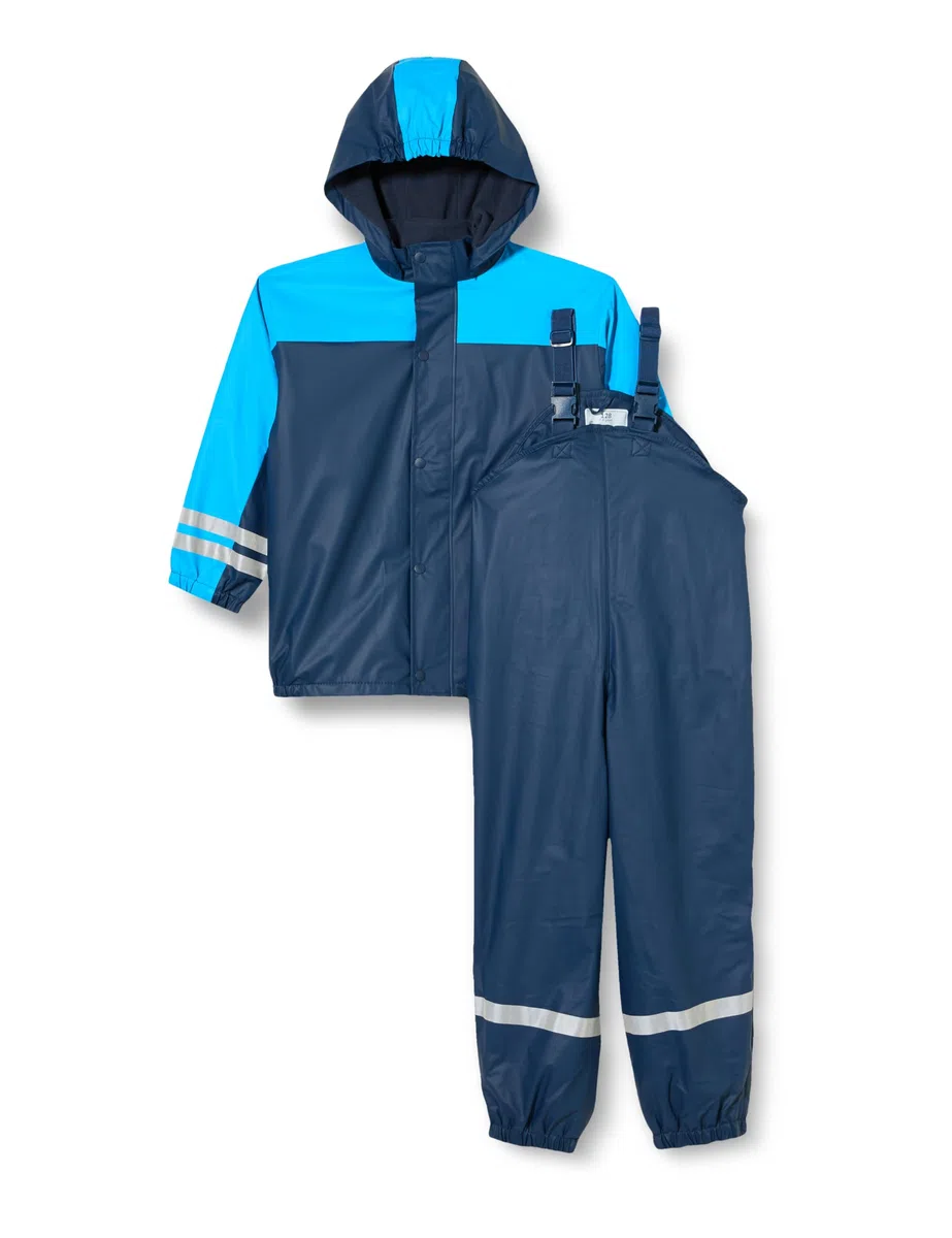 Playshoes Tuta Antipioggia Con Fodera In Pile Abbigliamento antipioggia caldo e impermeabile per fango Unisex - Bambini e ragazzi (Pacco da 1)