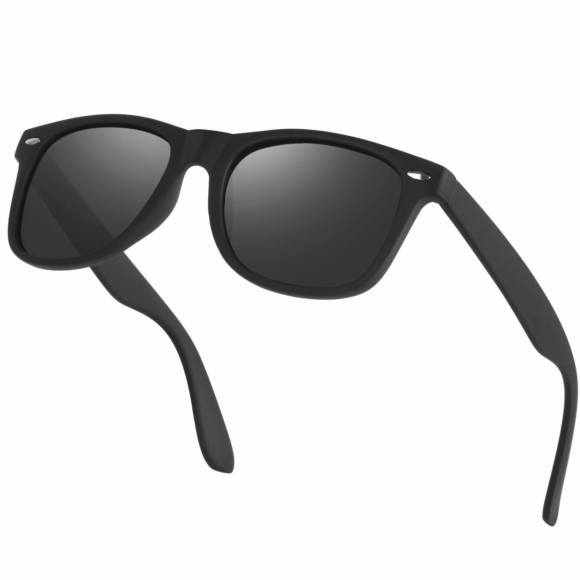 Occhiali da Sole da Uomo Polarizzati - Protezione UV400 Occhiali Vintage Quadrati per Uomo Donna Guida Pesca