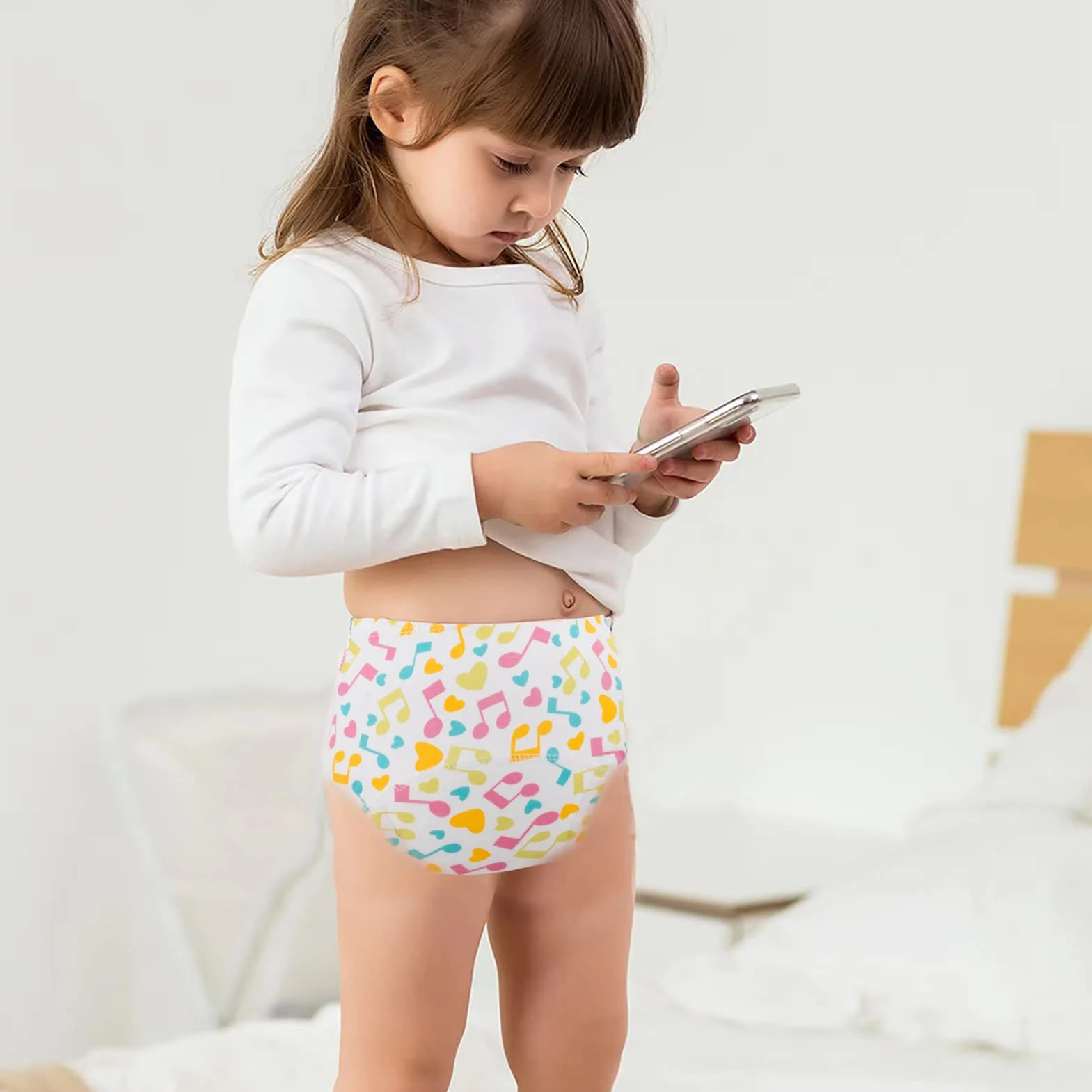 JackLoveBriefs Mutandine Apprendimento Bambini Intima per Bambini Cotone 1-5 Anni