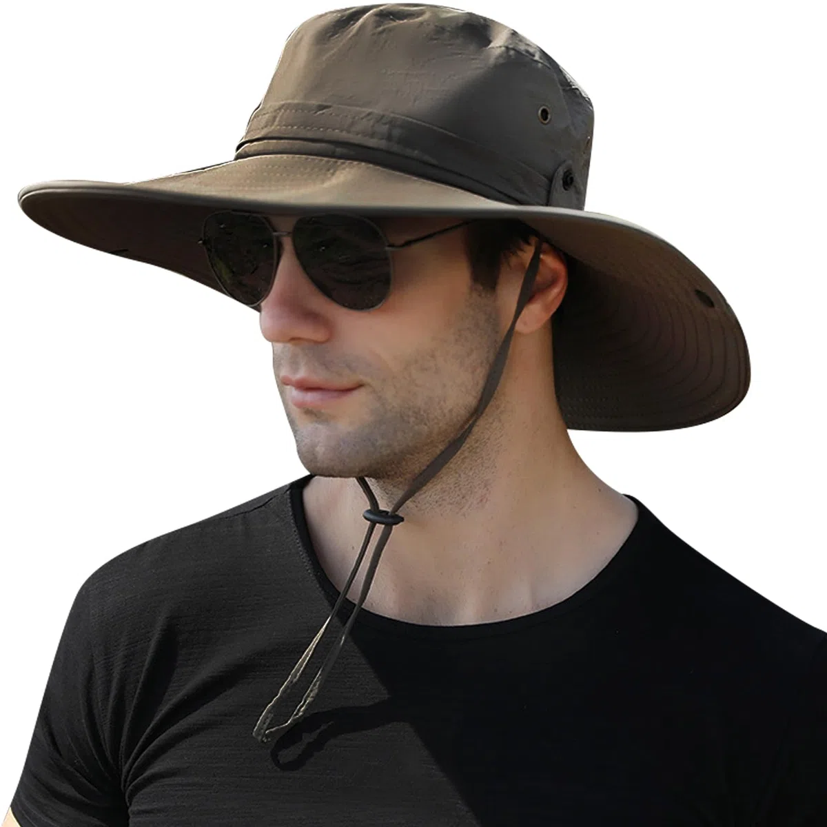 TYXHXTF Bucket Hat, Cappello Pescatore Uomo Donna, Cappello Safari, Tesa Larga Bucket Hat, Anti-UV Pieghevole Cappello da Sole, Traspirante Impermeabile, per Safari Esterno Escursionismo